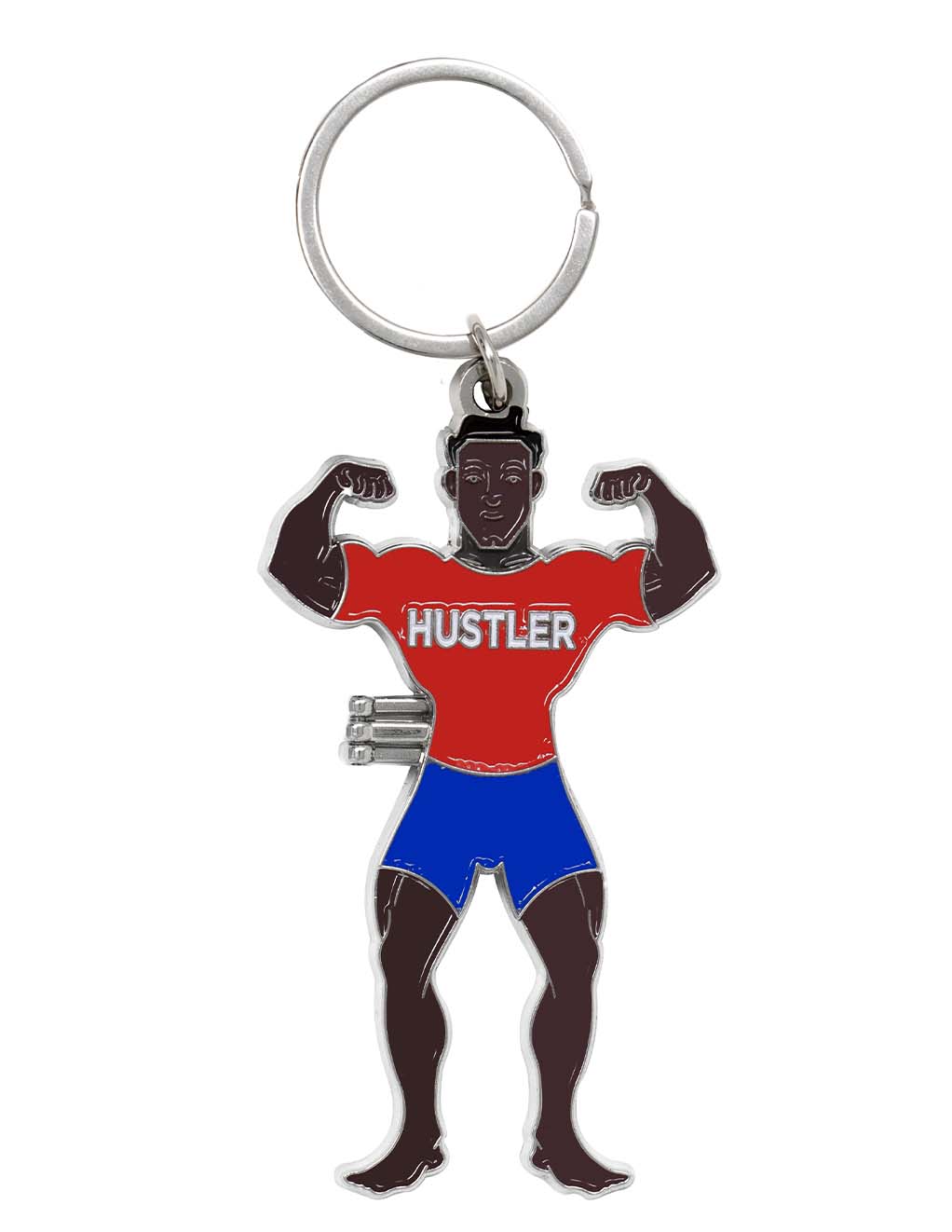 HUSTLER® Male Nude Hinge Keychain