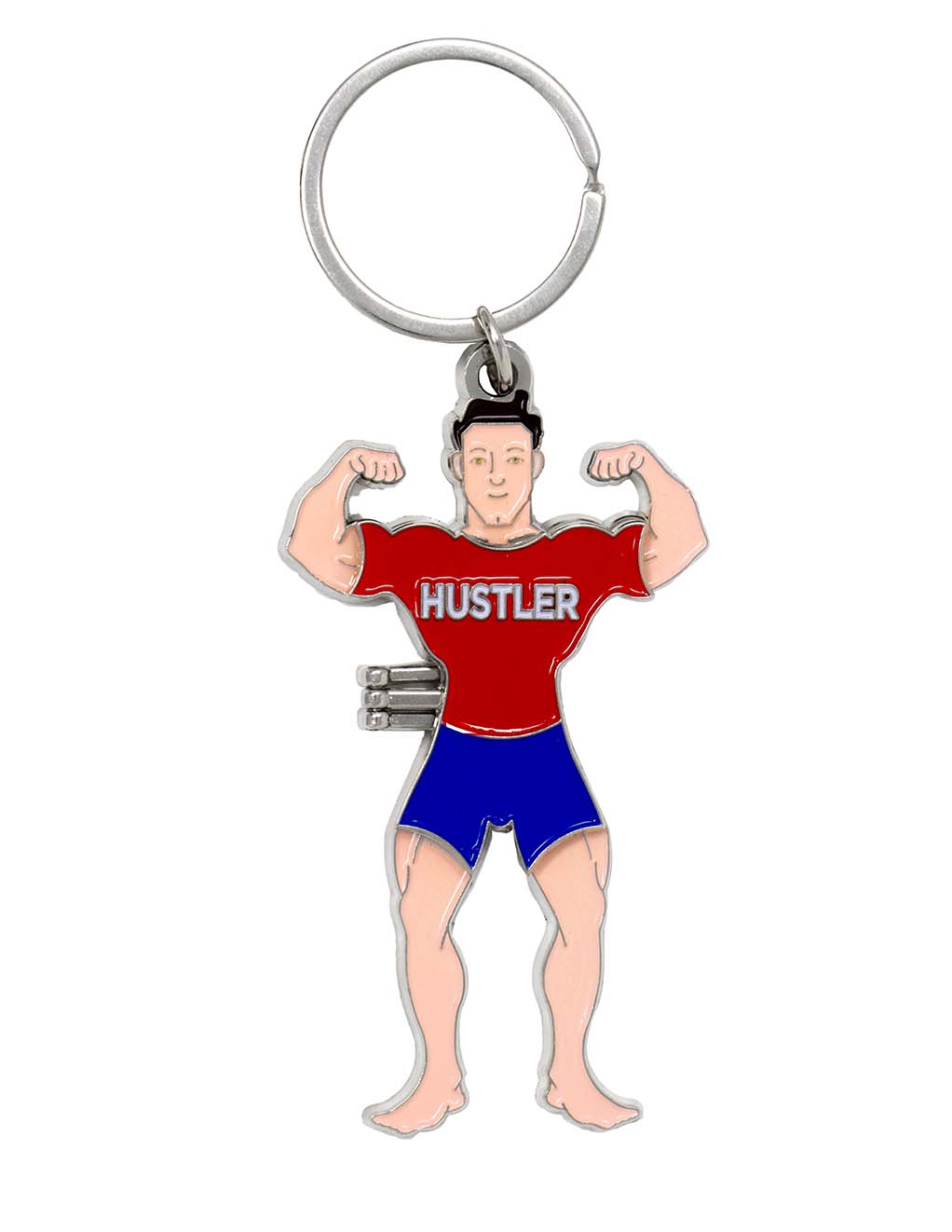 HUSTLER® Male Nude Hinge Keychain