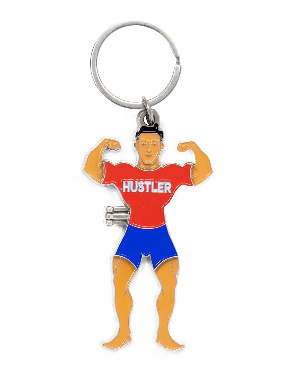 HUSTLER® Male Nude Hinge Keychain