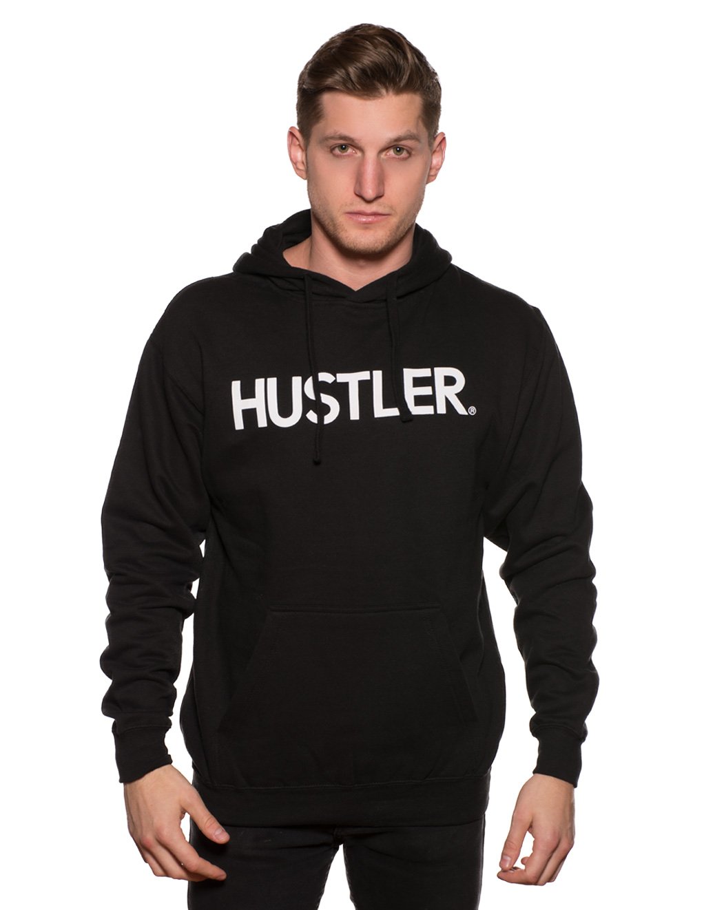 HUSTLER® Men's Classic Logo Pull Over Hoody