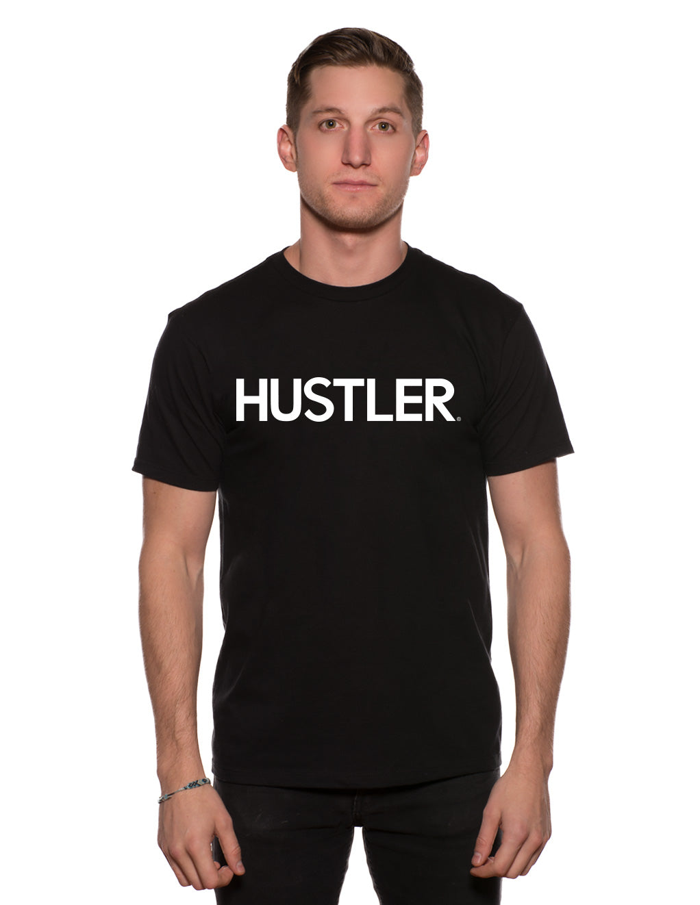 HUSTLER® Men's Classic Logo Crew Neck T-Shirt