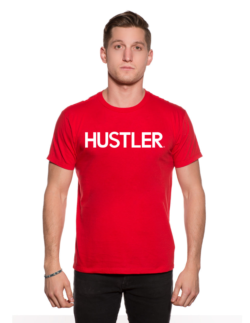 HUSTLER® Men's Classic Logo Crew Neck T-Shirt