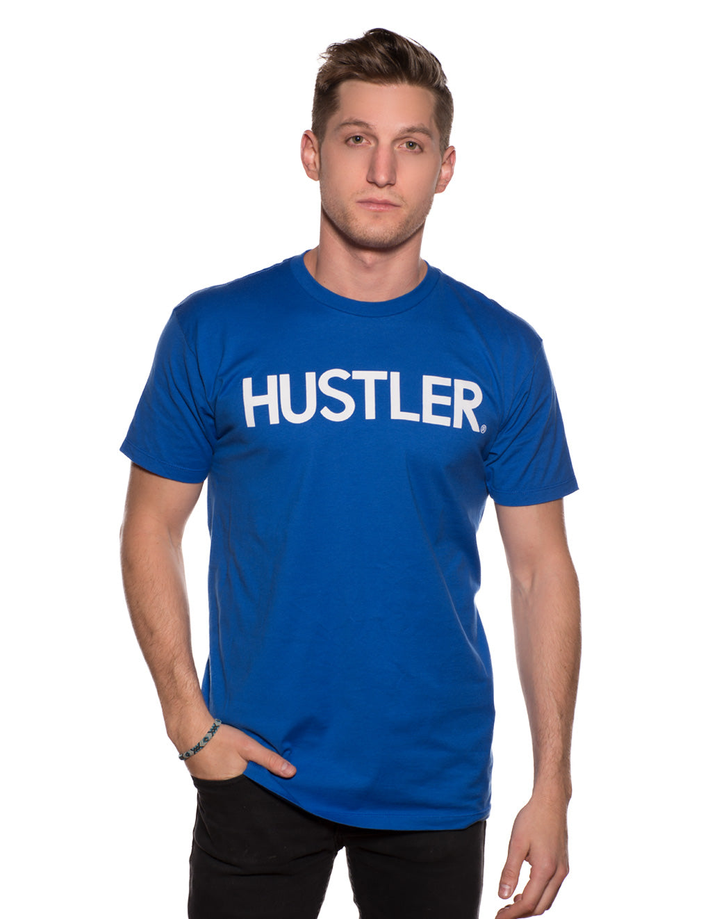 HUSTLER® Men's Classic Logo Crew Neck T-Shirt