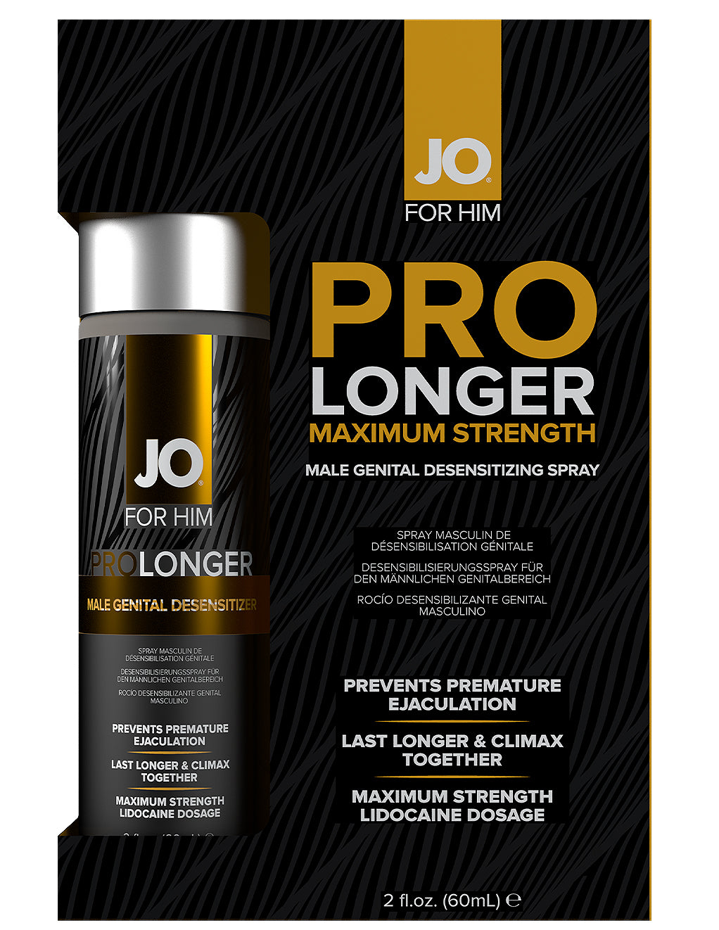 Jo ProLonger Spray Maximum Strength with Lidocaine