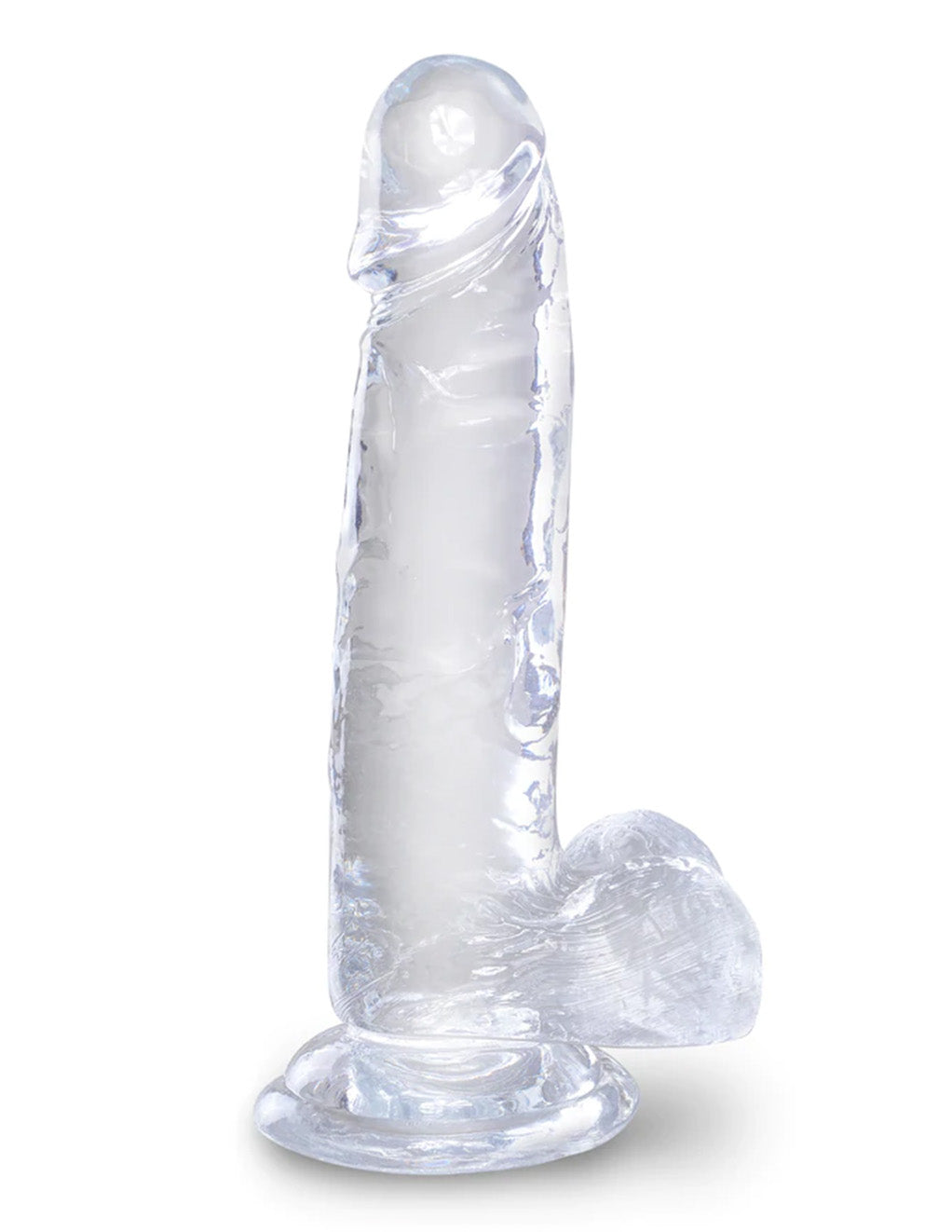 King Cock 7 Inch Suction Cup Dildo with Balls