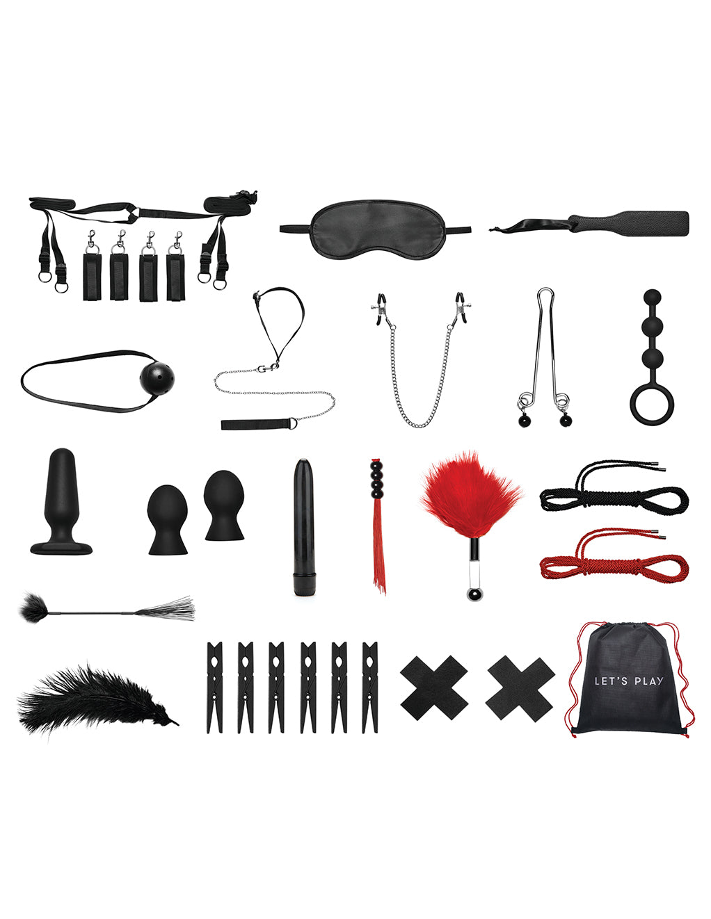 Bondage In-A-Box 20 Pc Set