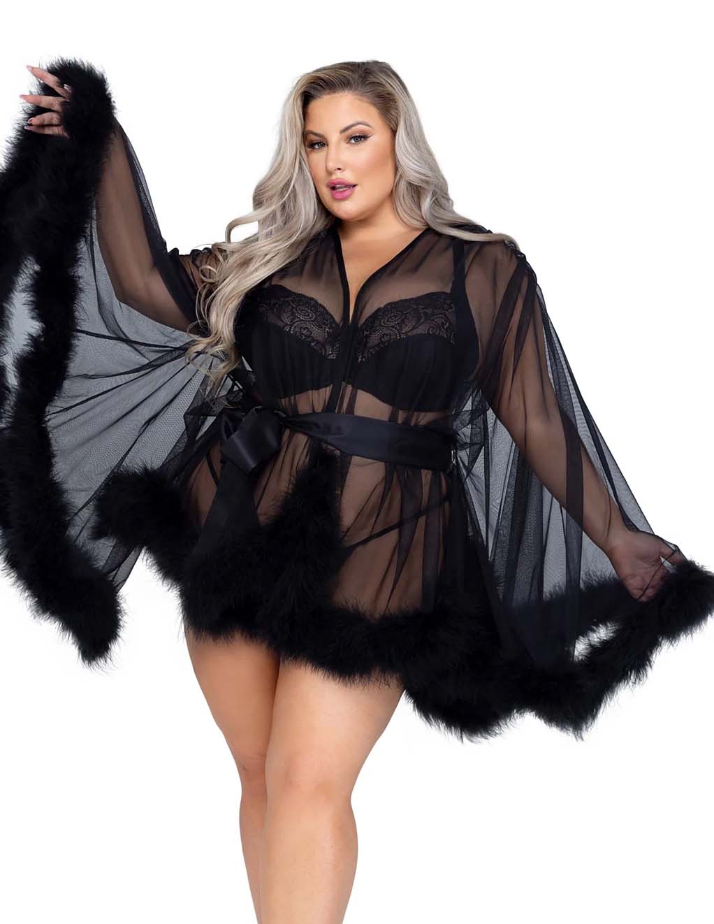 Roma Hollywood Glam Mini Robe