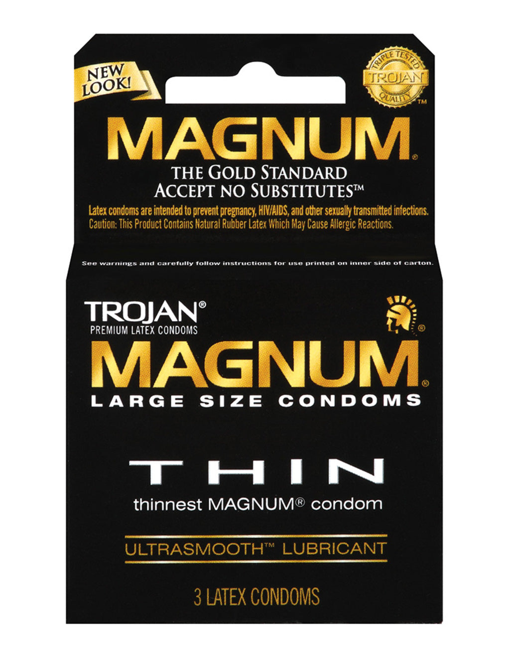 Trojan Magnum Thin Condoms 3 ct