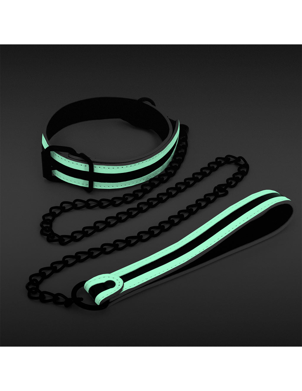 GLO Bondage Collar & Leash