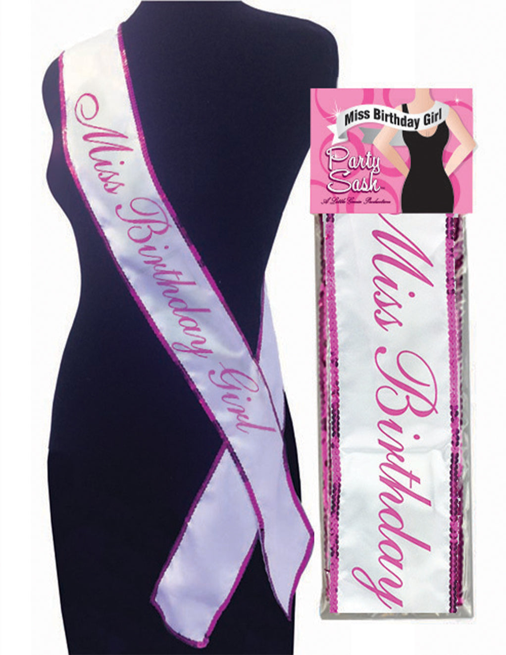 Miss Birthday Girl Party Sash