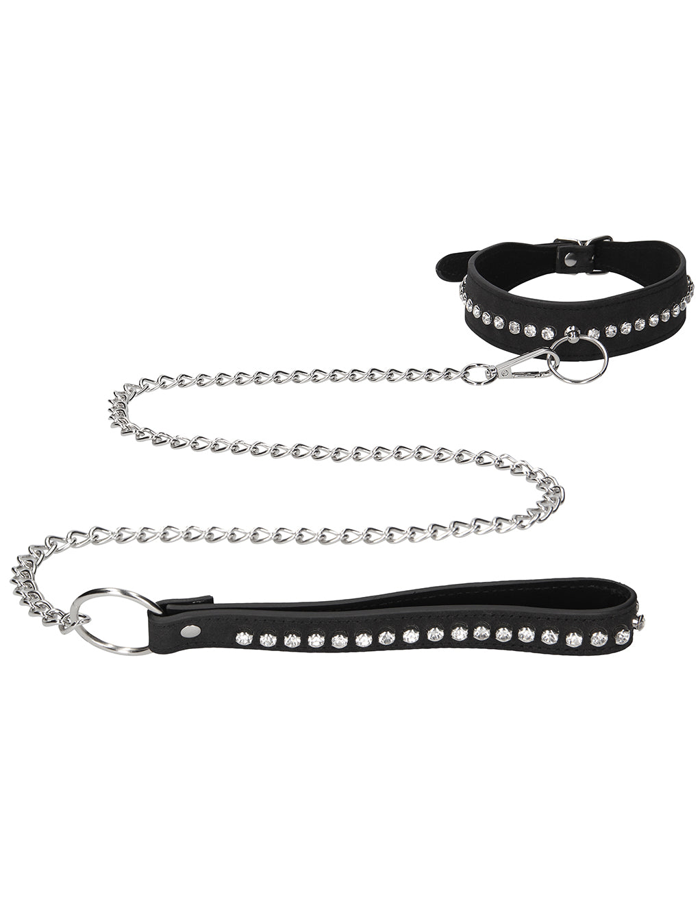 Ouch! Diamond Studded Collar & Leash