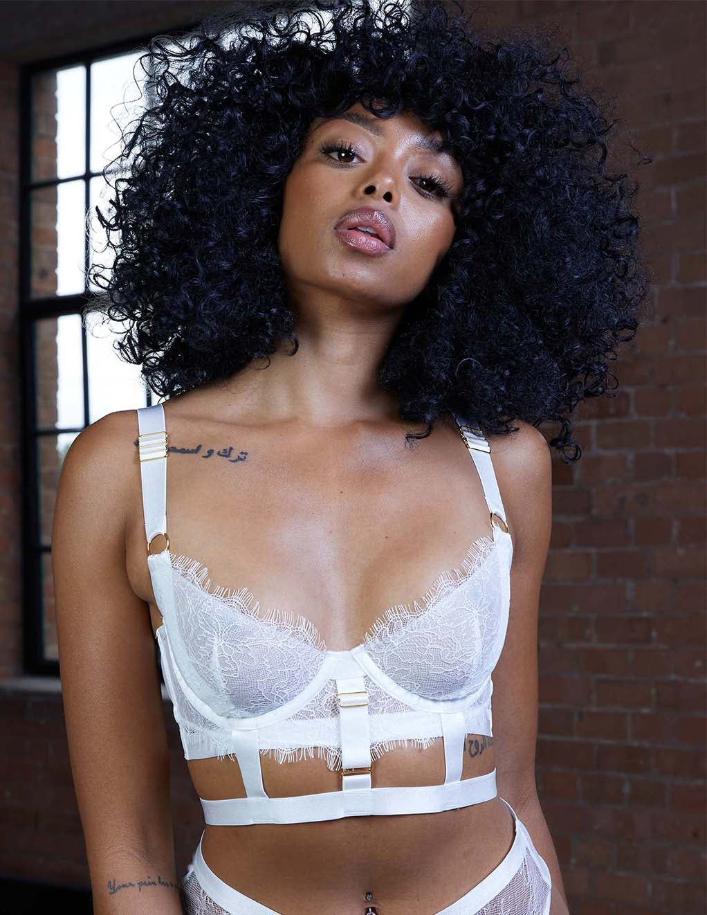 HUSTLER® Lace Cage Bra