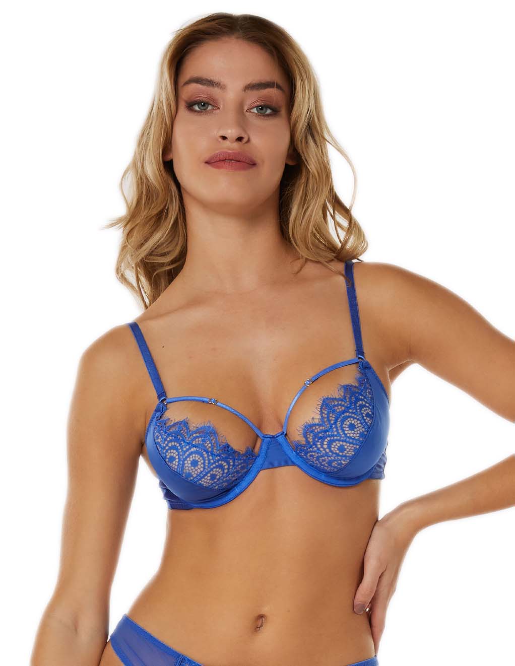 HUSTLER® Dola Bra Blue