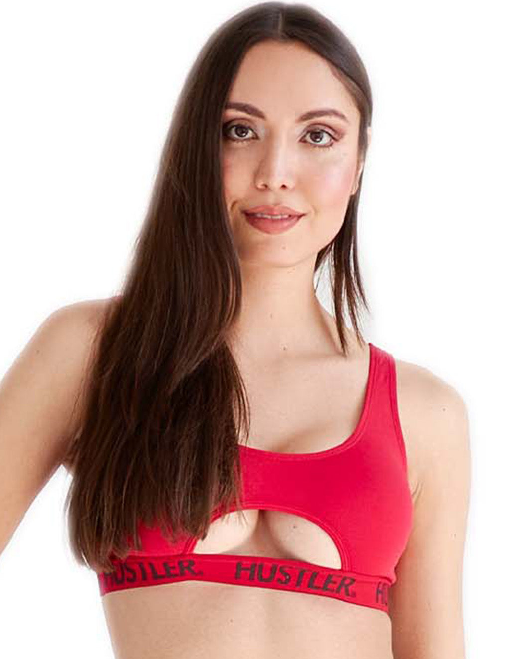 HUSTLER® Cutout Crop Top