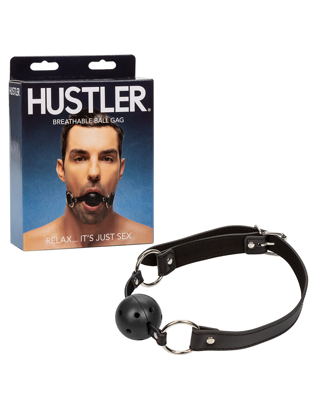 HUSTLER® Breathable Ball Gag | Fetish BDSM at Hustler Hollywood