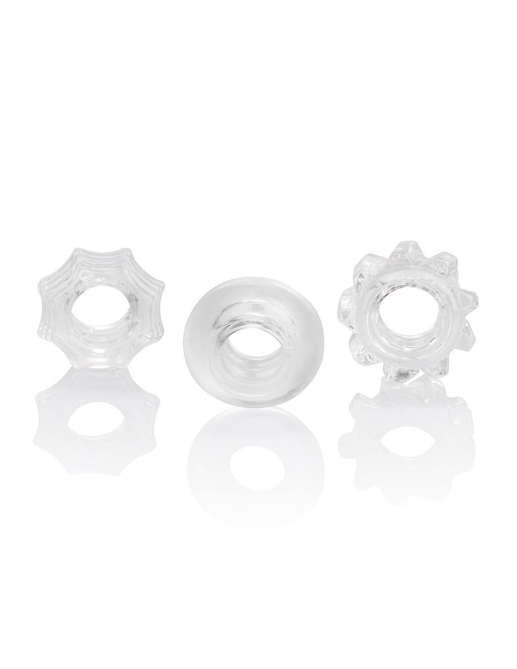 HUSTLER® Playthings Reversible Cockring Set