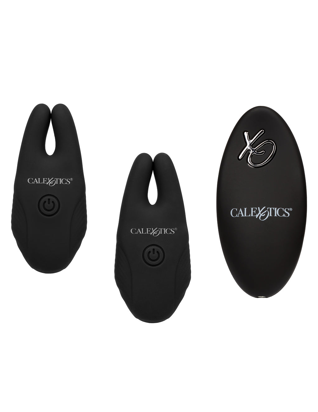 CalExotics Silicone Remote Rechargeable Nipple Clamps