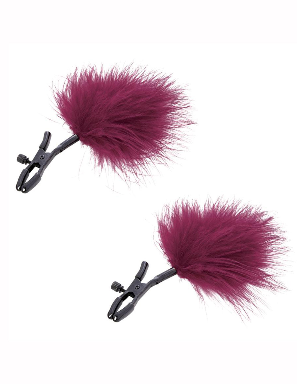 S&M Enchanted Feathered Clamps