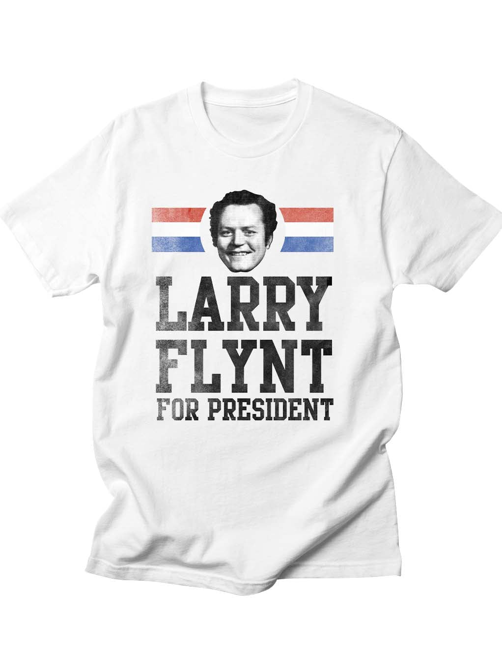Larry Flynt For President Campaign Tee White