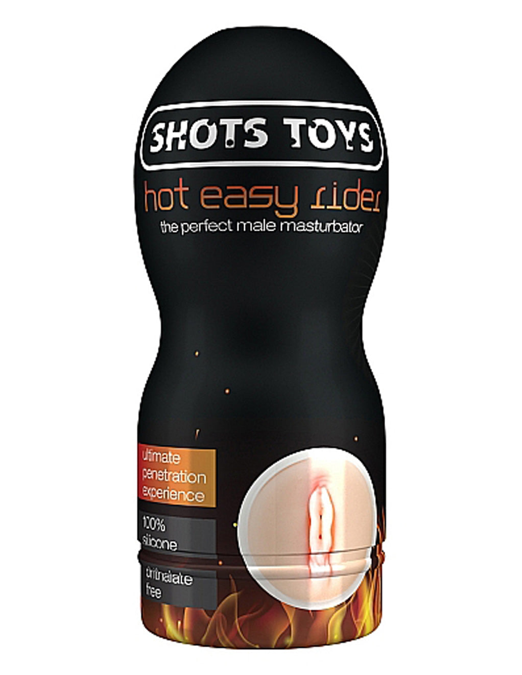 Shots America Hot Easy Rider Vaginal Masturbator Light Skin