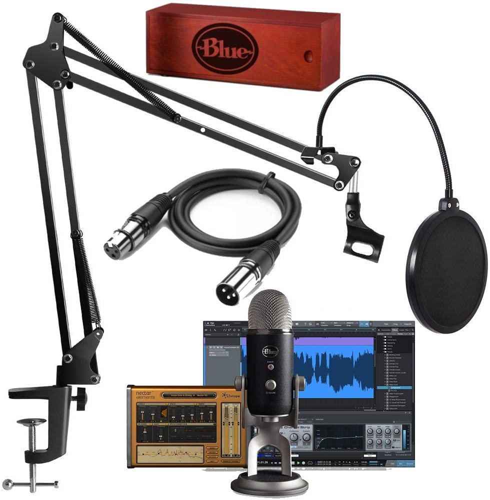 Blue Microphones Yeti Pro Studio Usb Xlr Condenser Microphone Podcast Audiotopia
