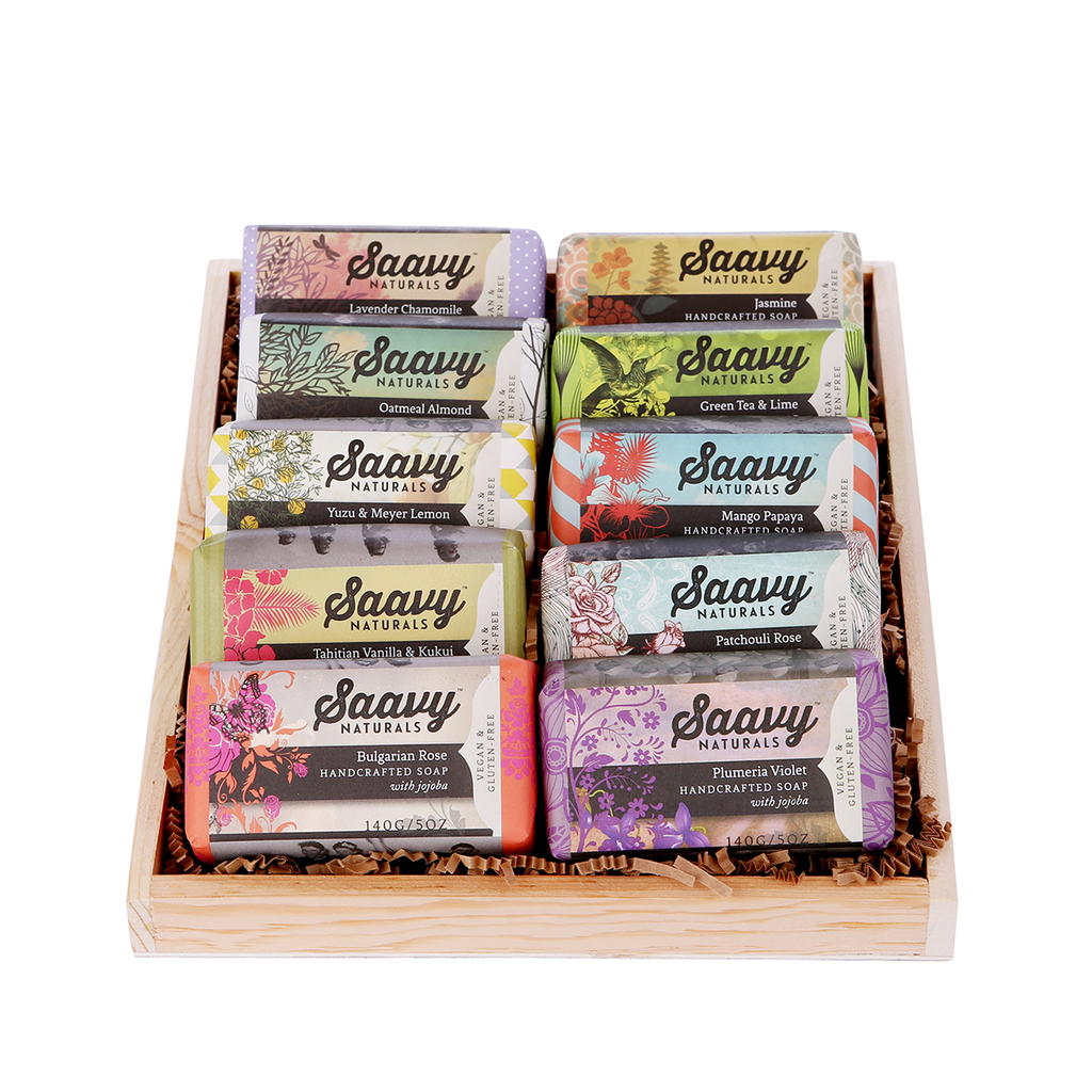Natural and Organic 5 oz. Bar Soap Gift Pack (10 bars ...