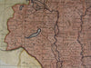 Hungary Serbia Transylvania 1780 by Bowen folio antique map hand color