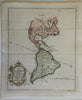 North & South America Hudson Bay Caribbean Islands La Plata 1758 Gibson map