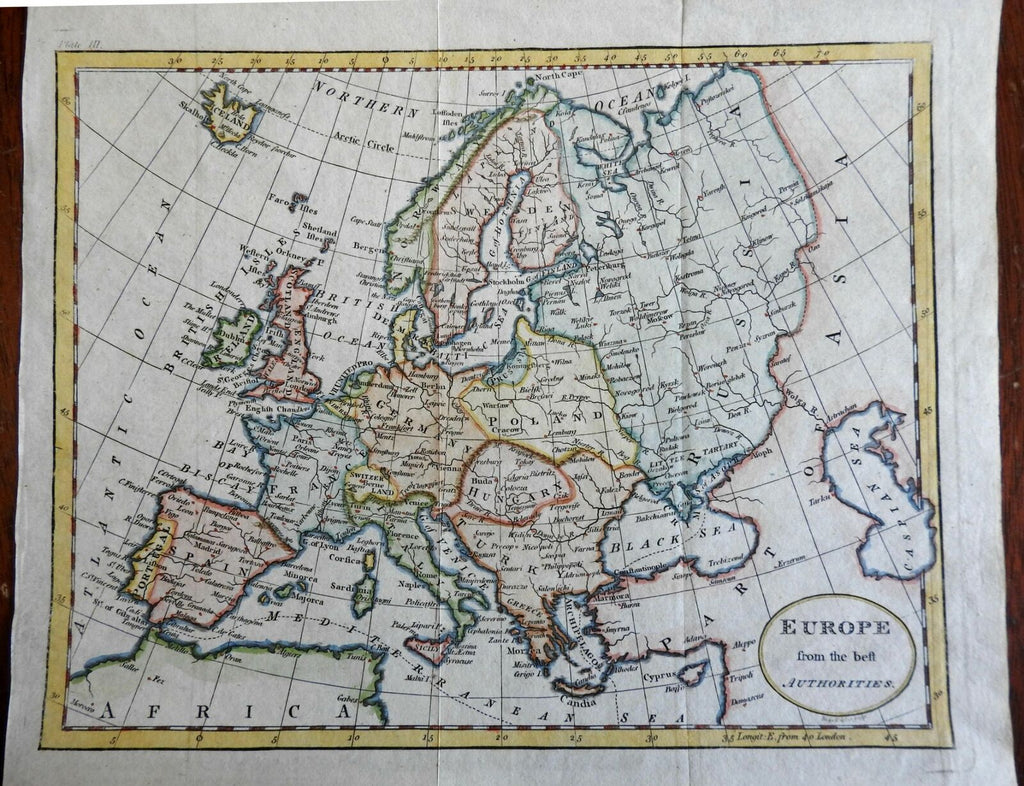 Europe Holy Roman Empire Ottomans Russia Scandinavia France 1795 Russe ...