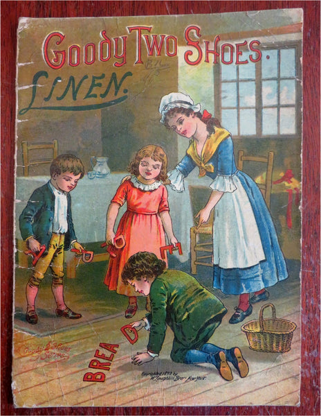 Goody Two Shoes Morality Tale 1898 McLoughlin color linen juvenile boo –  Brian DiMambro- Antiquarian Books, Maps & Prints