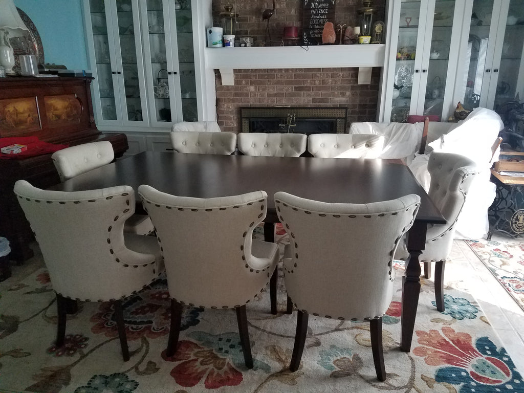 Fremont Leg Table in Walnut with a Vintage Antique Stain