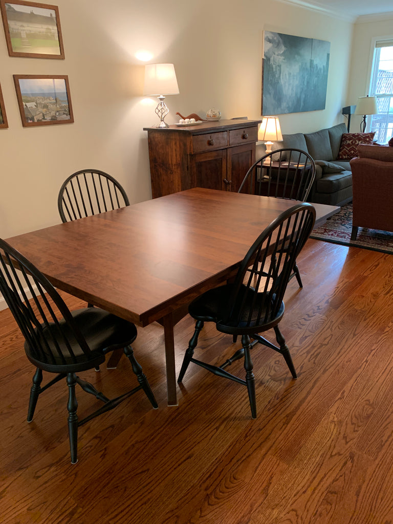 Imperial Double Pedestal with a rectangular table top