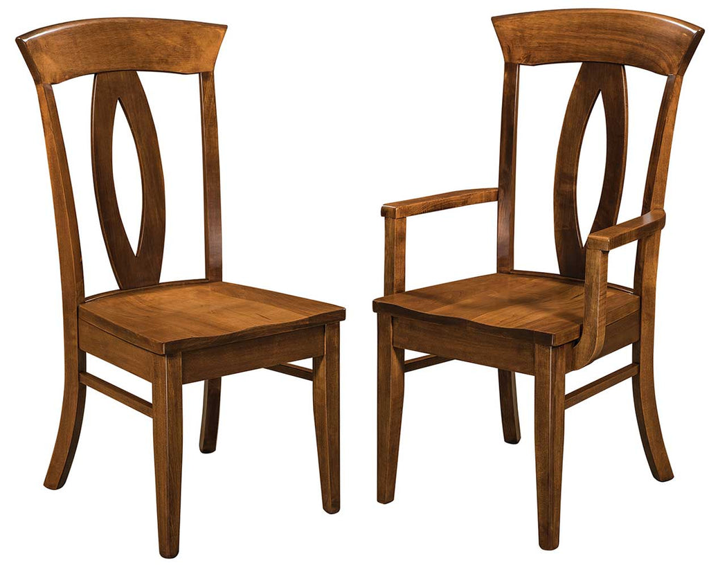 unfinished oak dining room chairs
