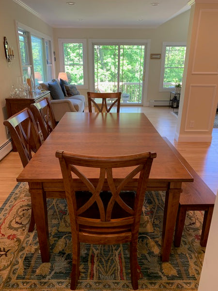 Callahan Dining Chair in Cherry - Customer Photo - Home and Timber