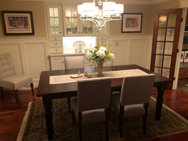 Berkshire Leg Table - Customer Photo - Home and Timber