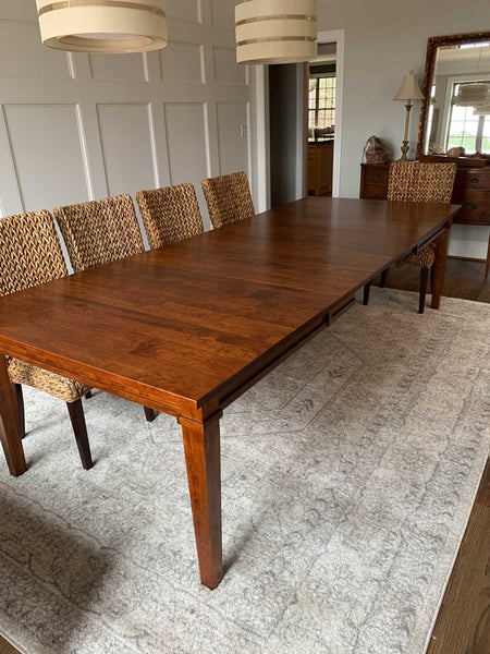 Ethan Leg Table with Michaels Cherry Stain - Customer Photo