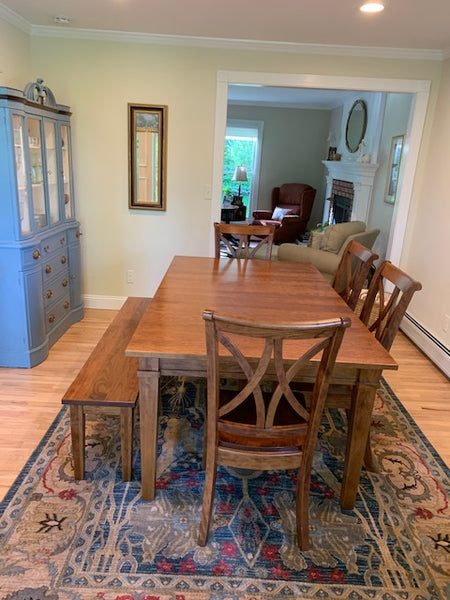 Ethan Leg Table with the Callahan Dining Chair - Customer Photo - Home and Timber