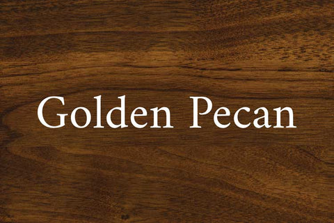 Golden Pecan on Walnut