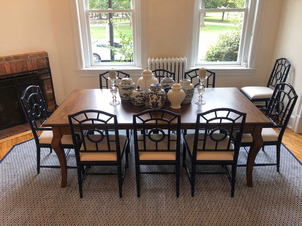 Customer Photo - Granby leg table in cherry with an Almond stain