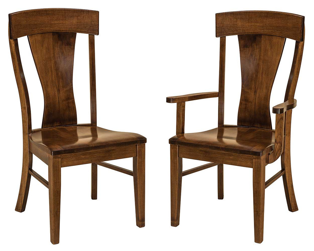 Ramsey Solid Wood Dining Chair Double | Home and Timber