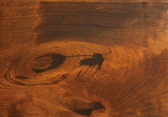 Rustic Cherry Filled Knot Detail by Home and Timber