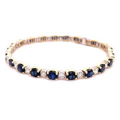 sapphire and diamond bracelet