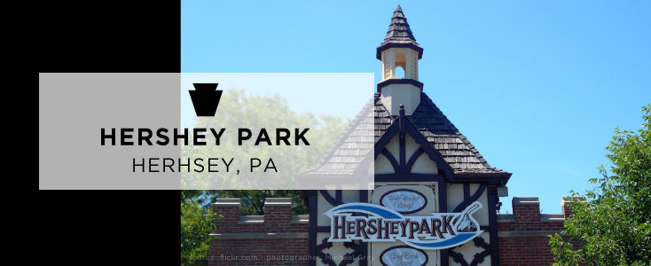 Hershey Park - romantic places in Pennsylvania
