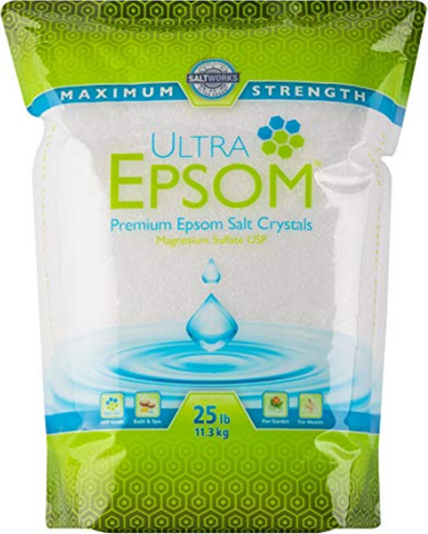 Ultra Epsom Premium Epsom Salt, Medium - 25 lb Bag