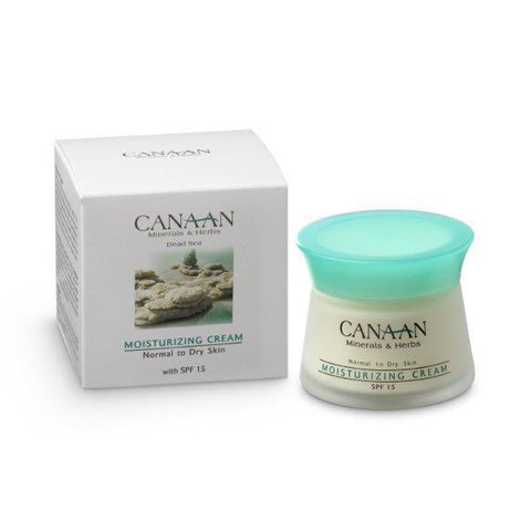 Moisturizer Face Cream with Dead Sea Minerals By Canaan- Normal to Dry Skin