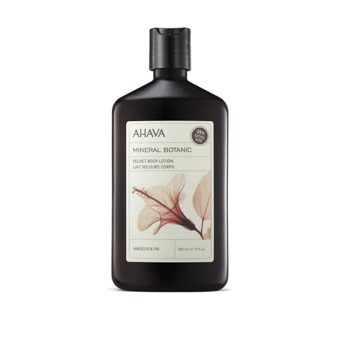  AHAVA Dead Sea Mineral Botanic Velvet Body Lotion, Hibiscus & Fig