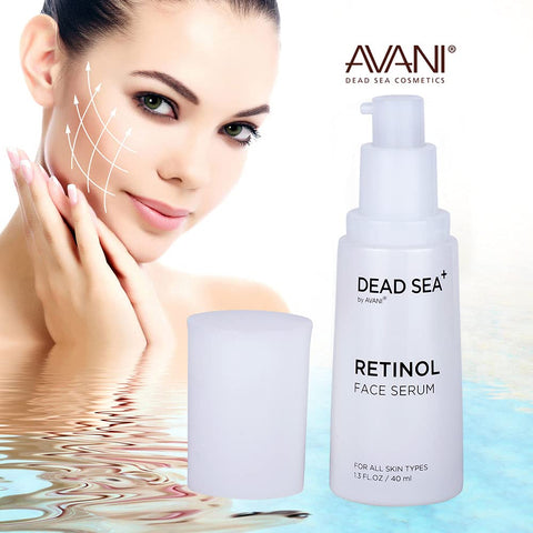 Dead Sea+ by AVANI Retinol Face Serum | Enriched with Dead Sea Minerals, Collagen, Hyaluronic Acid, & Vitamin C
