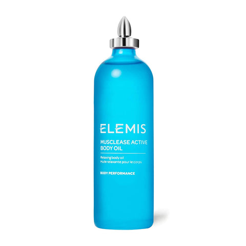 ELEMIS Musclease Active Body Oil, Fast-Absorbing Deeply Penetrates to Help Relieve, Relax, Soothe Tired and Tense Muscles, Color, Rosemary