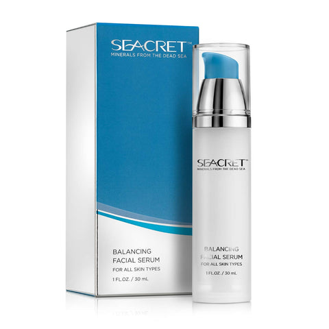 SEACRET Face Serum - Balancing Facial Serum Enriched with Dead Sea Minerals, Improves complexion and boosts skin luminosity