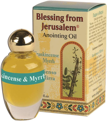 Ein Gedi Frankincense and Myrrh Anointing Oil for Prayer with Biblical Spices